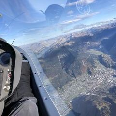Flugwegposition um 12:51:54: Aufgenommen in der Nähe von Werdenberg, Schweiz in 2837 Meter